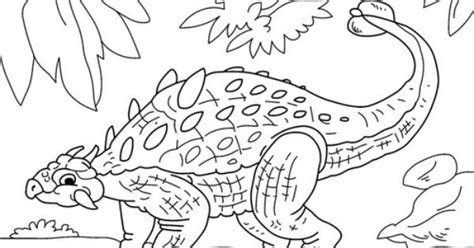 Ankylosaurus cretaceous period dino coloring page. Kleurplaat dinosaurus - ankylosaurus - Feest dino ...