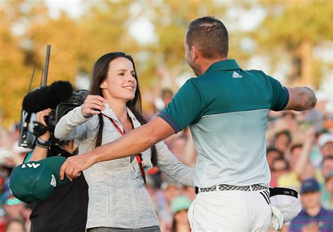 Cbs Captured An Incredible Shot Of Sergio Garcia And His Fiancé