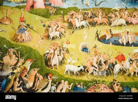Bosch Hieronymus Garden Earthly Delights Hi Res Stock Photography And