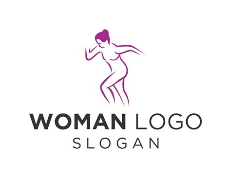 Premium Vector Woman Logo Design