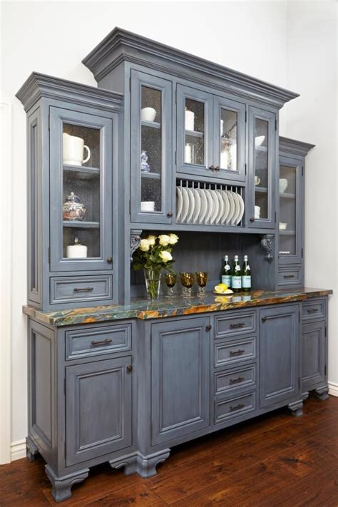Maybe you would like to learn more about one of these? Gray Kitchen Hutch Adds Storage to Kitchen | HGTV