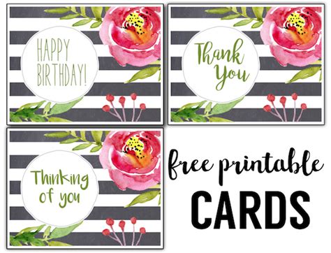Go to the top of this page free printable greeting cards. Free Printable Greeting Cards {Thank You, Thinking of You ...