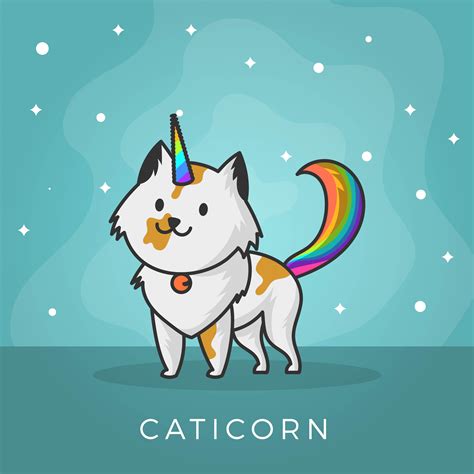 Flat Cute Cat Unicorn Wannabe Clipart Illustration 276205 Vector Art At