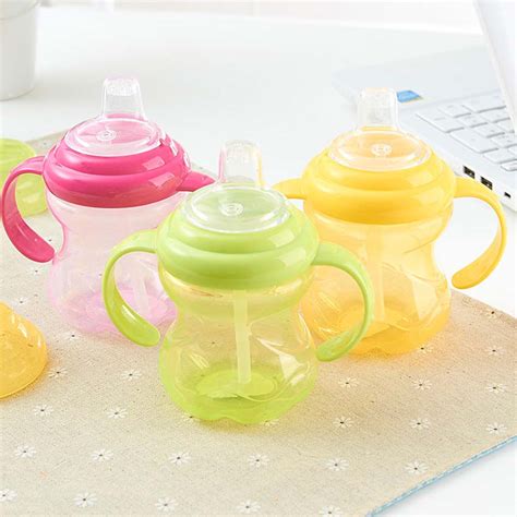 260ml Baby Kids Cup 1pc Toddler Infant Newborn Baby Kids Mug Cup Handle