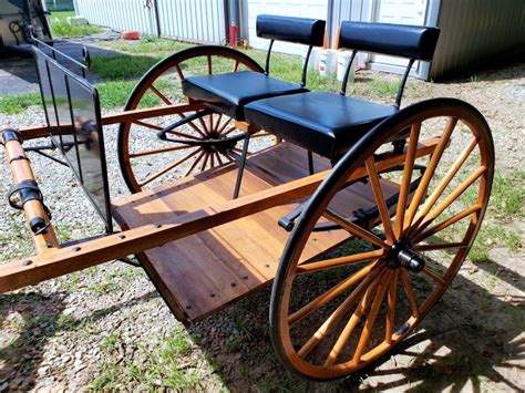 Vintage Hand Crafted Meadowbrook Cart Carriage Driving Carriages For