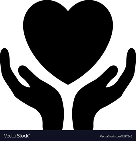 Heart Care Icon Royalty Free Vector Image Vectorstock