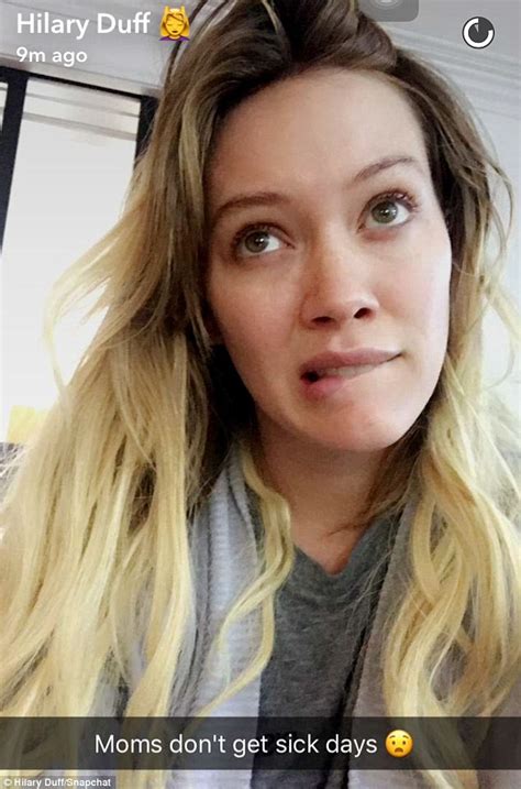 Hilary Duff Takes Care Of Her Ill Four Year Old Son While Feeling