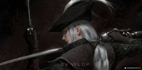 Lady Maria By Wlop On Deviantart Painting Videos Painting Process