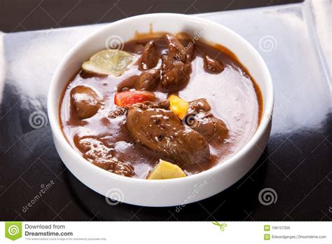 Liver Chicks Soup Stock Image Image Of Chicken Isolated 106157305