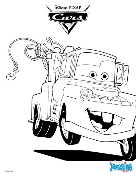 Coloriages cars  martin la dépanneuse  fr.hellokids.com