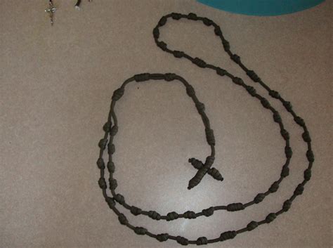 how to make a rosary out of paracord 11 steps instructables
