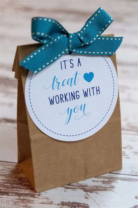 44 gifts for employees who work remotely. It's a Treat Working With You Gift Tags - FAKING IT ...