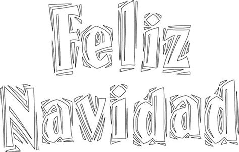 feliz navidad letras para colorear | Navidad | Pinterest | Navidad and