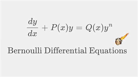 Bernoulli S Differential Equation