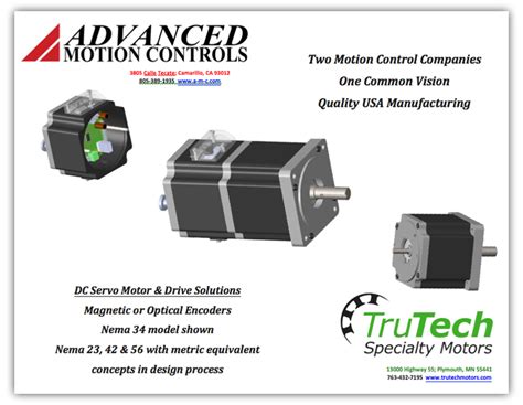 Integrated Motor Drive Series Trutech Servo Motors And Systems