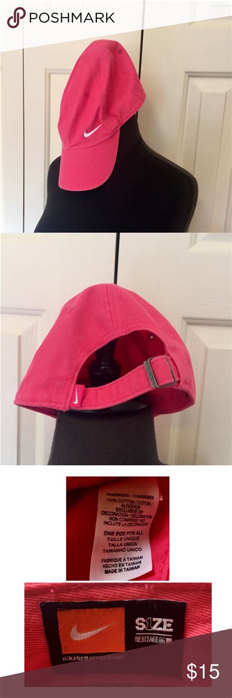 Pink Nike Ladies Hat Adjustable Strap Pink Nikes Hats For Women
