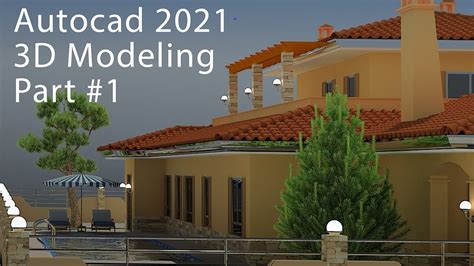 Autocad 2021 3d Modeling Part 1 Youtube