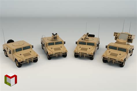 Low Poly Military 4x4 Pack 3d Land Unity Asset Store