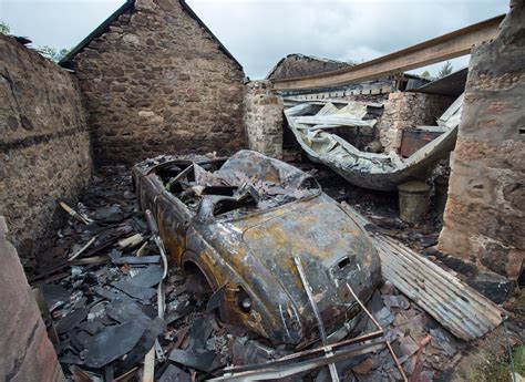 Thousands of pounds worth of classic cars destroyed after fire tears