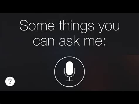 Aside from these question guides, here are some general and practical rules and advice to follow when it comes to tinder and making sure you get the swipe right. Siri: Some things you can ask me in iOS 7 - YouTube