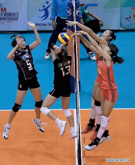 thailand beats china 3 2 at asian women s senior volleyball championship xinhua english news cn