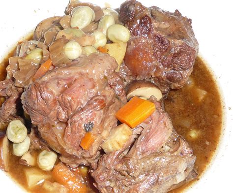 It's all in the game: Oxtail Jardinière