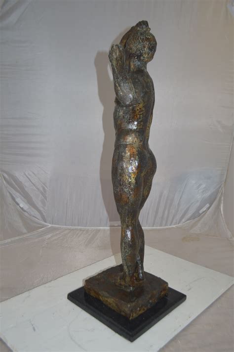 We're also a leading supplier of lead free brass castings. The Bronze Age Male bronze statue by Rodin replica - Size: 12"L x 12"W x 36"H. - NiFAO