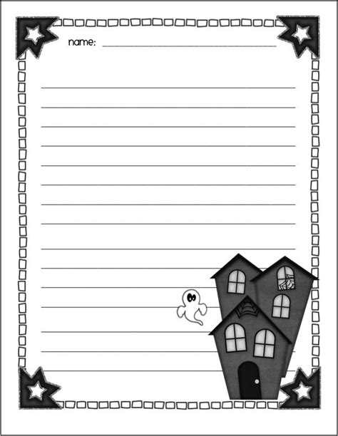 Halloween Writing Paper Sequencing Graphic Organizer And Book Report