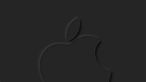 Apple Logo Dark Grey 4k Wallpaperhd Computer Wallpapers4k Wallpapers