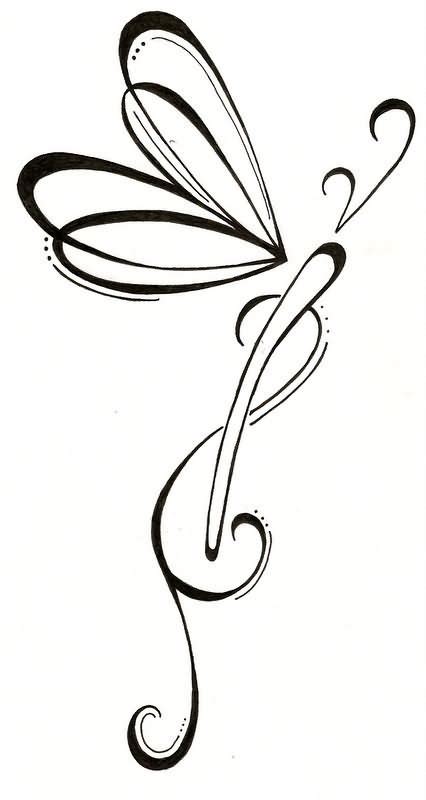 Download Dragonfly Outline - Clipartion.com