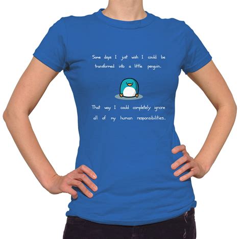 Today I Am A Penguin Tshirt Available In Mens And Womens Etsy