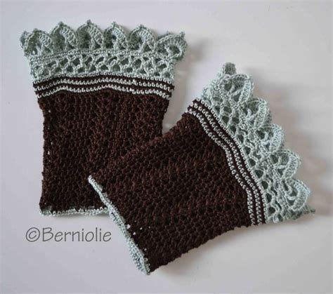 Lace Crochet Cuffs Cotton Handwarmers Wrist Warmers Etsy Wristlet