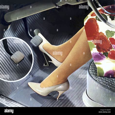 Car Pedals And Woman Hi Res Stock Photography And Images Alamy