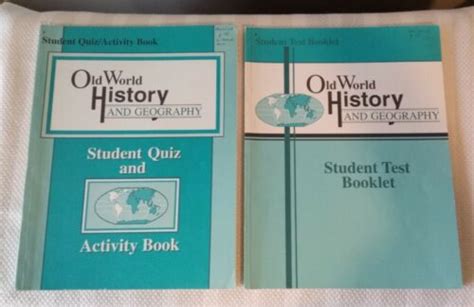 Abeka 5th Old World History Student Workbooks Partially Unused Non