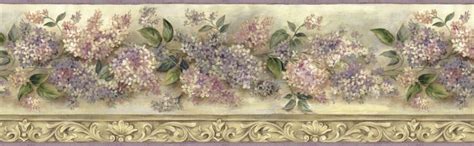 Chesapeake Ffr20041b Border Purple Heirloom Lilac Wallpaper
