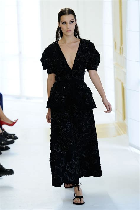 Bella Hadid Walks The Runway At Christian Dior Fashion Show At Paris