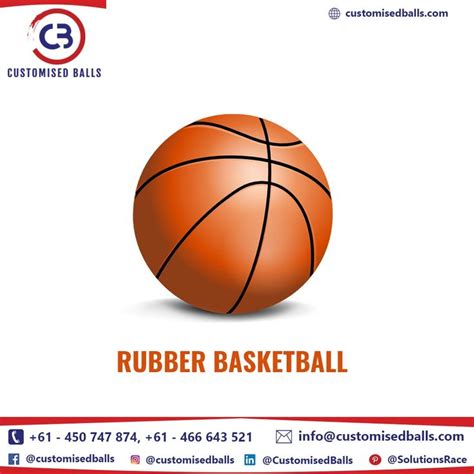 Customised Rubber Basket Balls