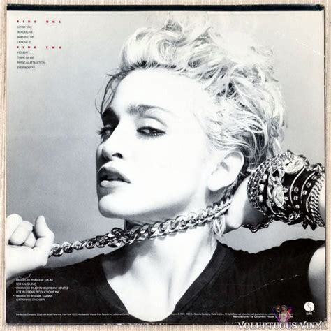 Madonna ‎ Madonna 1983 Vinyl Lp Album Voluptuous Vinyl Records