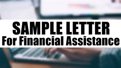 Sample Letter Asking For Financial Assistance Medical Tagalog