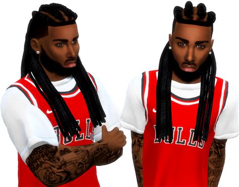 Xxblacksims Long Male Dreads Male Curlypony Simsplayhouse