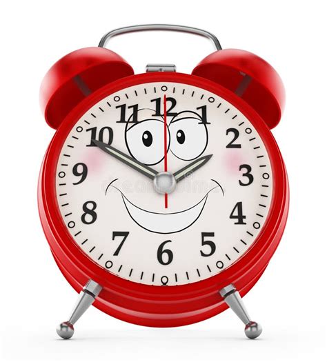 Alarm Clock Smiling Clock Face Stock Illustrations 195 Alarm Clock