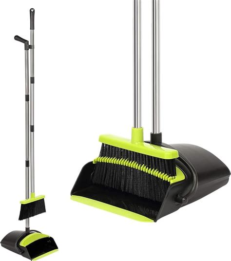 Broom And Dustpan Set For Home Large Dust Pan And Broom
