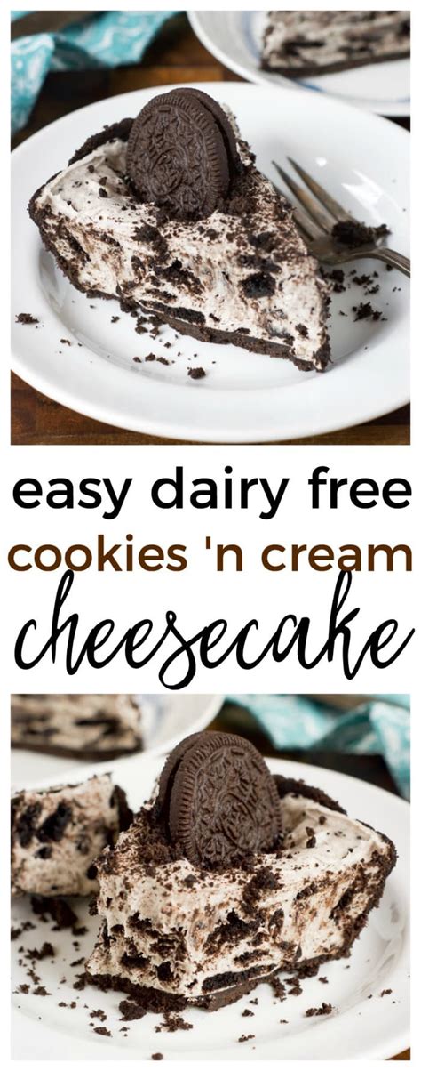 Everything that you've been missing from not having a traditional cheesecake is here in this dairy free cheesecake recipe. Easy Oreo Cheesecake (Dairy Free) • The Fit Cookie