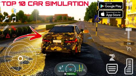 top 10 best realistic car simulation games android and ios 2023 youtube