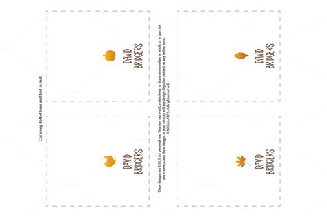 Word 2010 tutorial creating tables microsoft training lesson 16.2. Fall Table Tent Name Cards ~ Card Templates on Creative Market