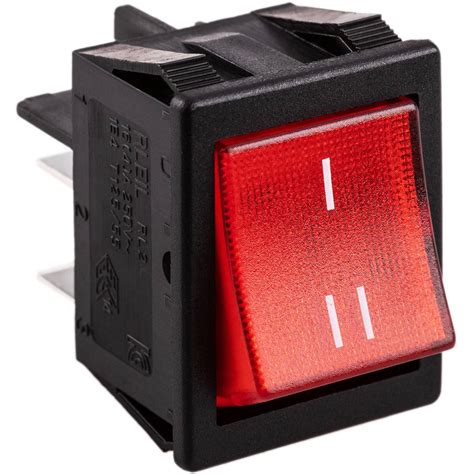 Red Light Rocker Switch Dpdt 6 Pin Cablematic