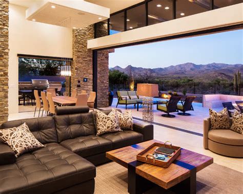 Connecting with our natural environment is something lots of us seek out and what better way to accomplish that than with an indoor outdoor living room! Indoor Outdoor Living Home Design Ideas, Pictures, Remodel ...