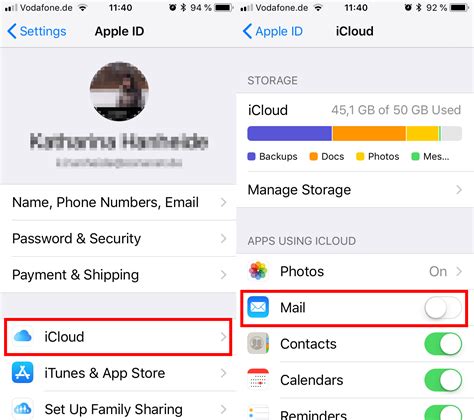 Icloud Mail Activate Icloud Email Address On Iphone