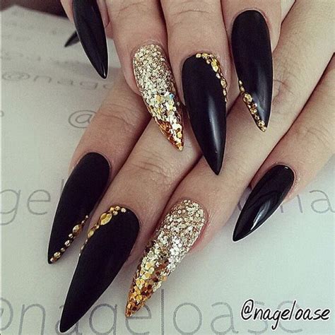 20 worth trying long stiletto nails desi. 35+ Fearless Stiletto Nail Art Designs 2017