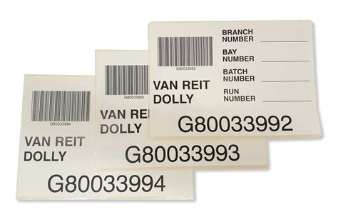 Serial Number Labels And Stickers Printing Services By Abbey Label